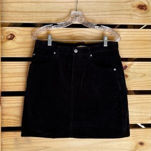 H&M Short Velvet Skirt (size 10)